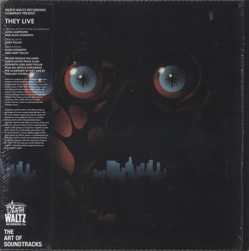 John Carpenter They Live - Clear Vinyl vinyl LP album (LP record) UK JZVLPTH851708