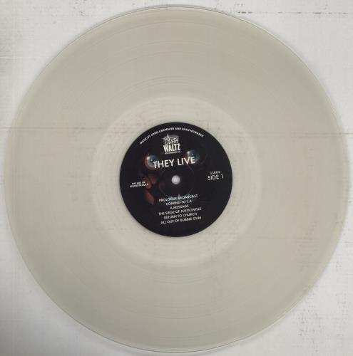 John Carpenter They Live - Clear Vinyl vinyl LP album (LP record) UK JZVLPTH851708