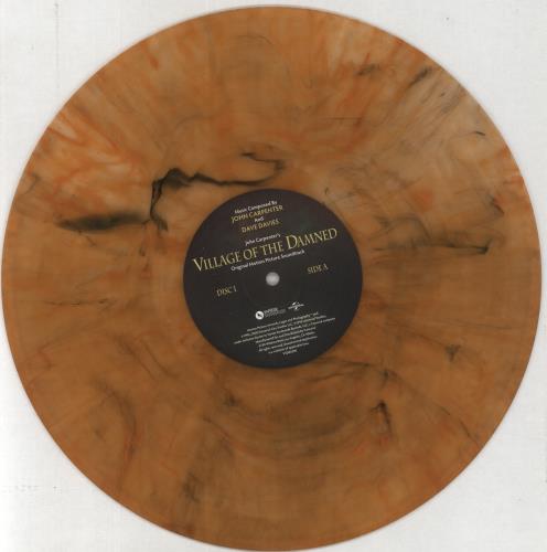 John Carpenter Village Of The Damned [Original Motion Picture Soundtrack] - BFRSD - Orange Marbled Vinyl 2-LP vinyl record set (Double LP Album) US JZV2LVI858139