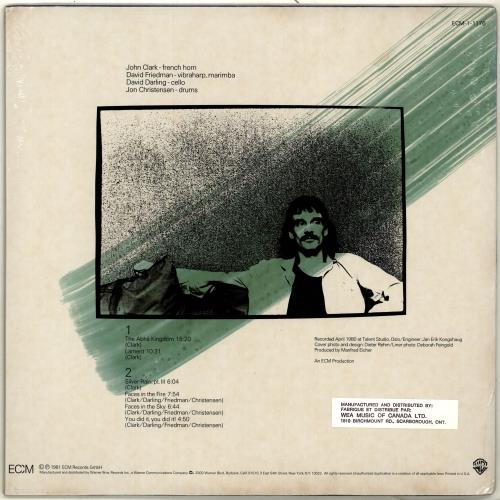 John Clark Faces - Sealed vinyl LP album (LP record) US Q0ILPFA705159