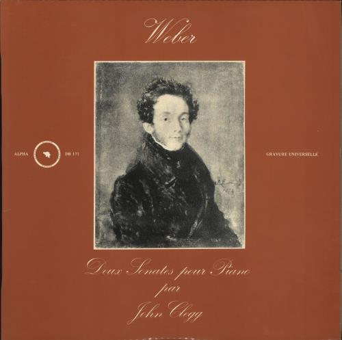 John Clegg Weber: Deux Sonates Pour Piano vinyl LP album (LP record) French ZQHLPWE718746