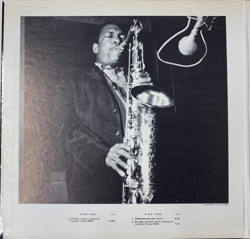John Coltrane Africa/Brass - 1st - Fully Autographed vinyl LP album (LP record) US JCOLPAF783816