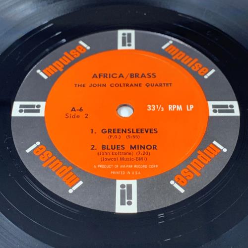 John Coltrane Africa/Brass - 1st - Fully Autographed vinyl LP album (LP record) US JCOLPAF783816
