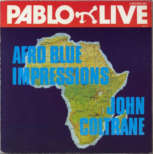 John Coltrane Afro Blue Impressions 2-LP vinyl record set (Double LP Album) US JCO2LAF795602