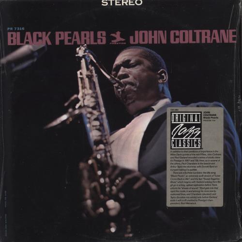 John Coltrane Black Pearls - stickered shrink vinyl LP album (LP record) US JCOLPBL780451