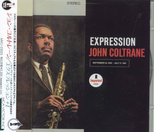 John Coltrane Expression CD album (CDLP) Japanese JCOCDEX829843