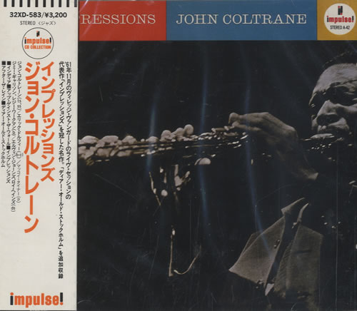 John Coltrane Impressions CD album (CDLP) Japanese JCOCDIM514191