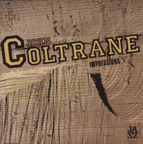 John Coltrane Impressions vinyl LP album (LP record) Italian JCOLPIM891551