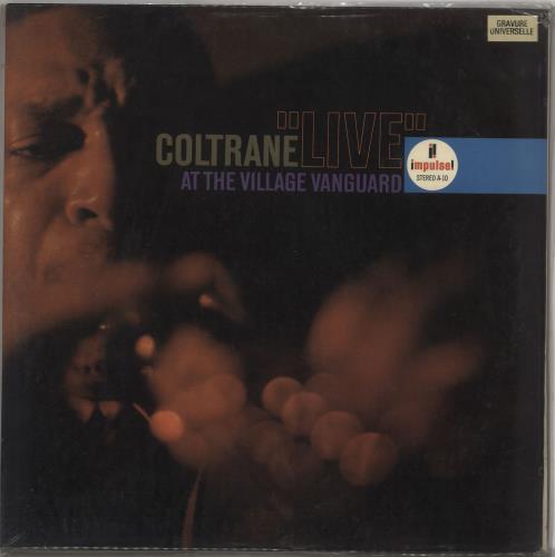 John Coltrane Live At The Village Vanguard vinyl LP album (LP record) French JCOLPLI728699