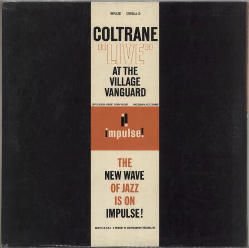 John Coltrane Live At The Village Vanguard vinyl LP album (LP record) French JCOLPLI728699