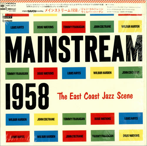 John Coltrane Mainstream 1958 vinyl LP album (LP record) Japanese JCOLPMA469204
