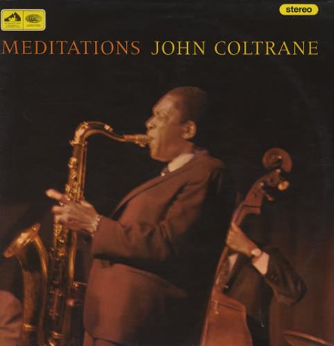 John Coltrane Meditations vinyl LP album (LP record) UK JCOLPME362839