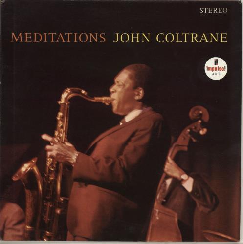 John Coltrane Meditations vinyl LP album (LP record) US JCOLPME703588
