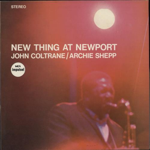John Coltrane New Thing At Newport vinyl LP album (LP record) UK JCOLPNE660740