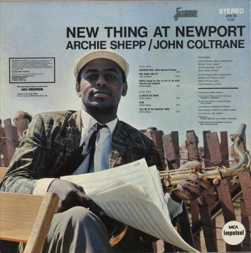 John Coltrane New Thing At Newport vinyl LP album (LP record) UK JCOLPNE660740