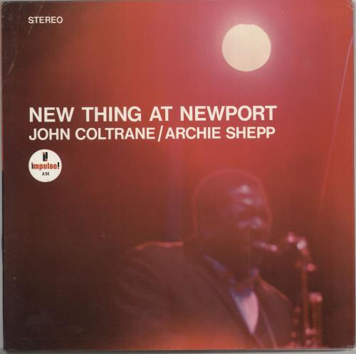 John Coltrane New Thing At Newport vinyl LP album (LP record) US JCOLPNE729626