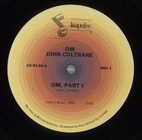 John Coltrane OM vinyl LP album (LP record) US JCOLPOM885187