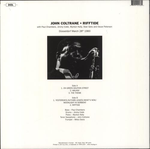 John Coltrane Rifftide vinyl LP album (LP record) UK JCOLPRI832317