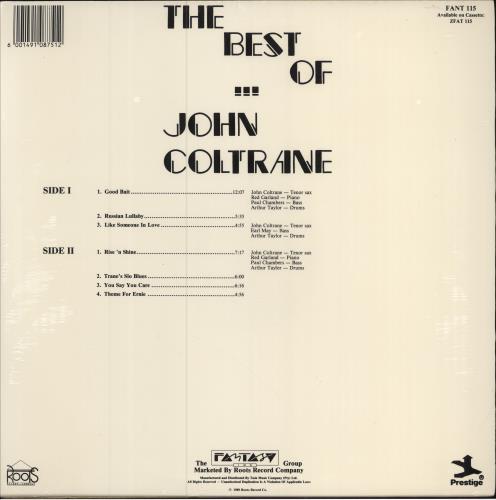 John Coltrane The Best Of... John Coltrane - Sealed vinyl LP album (LP record) South African JCOLPTH783648