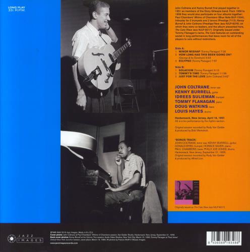 John Coltrane The Cats vinyl LP album (LP record) US JCOLPTH832570