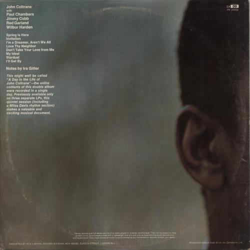 John Coltrane The Stardust Session 2-LP vinyl record set (Double LP Album) UK JCO2LTH443040