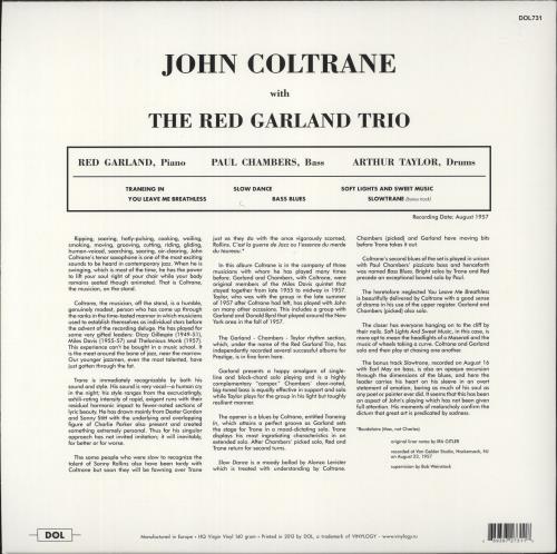 John Coltrane Traneing In - 180gm - EX vinyl LP album (LP record) German JCOLPTR864490