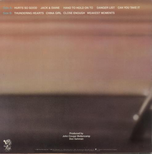 John Cougar Mellencamp American Fool vinyl LP album (LP record) UK JMELPAM288269