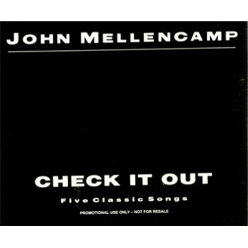 John Cougar Mellencamp Check It Out CD single (CD5 / 5") UK JMEC5CH27099