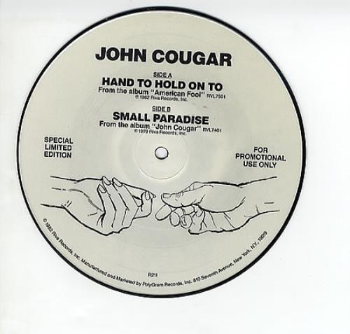 John Cougar Mellencamp Hand To Hold On To 7" vinyl picture disc (7 inch picture disc single) US JME7PHA360425