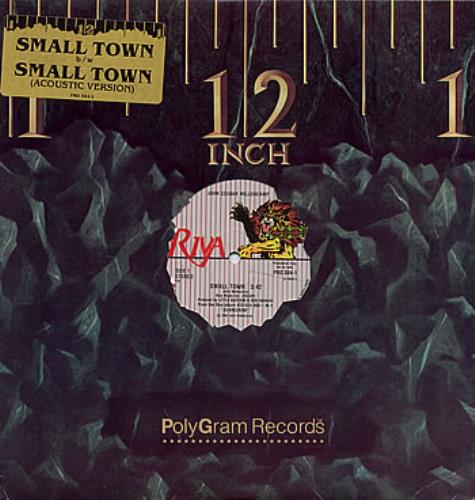 John Cougar Mellencamp Small Town 12" vinyl single (12 inch record / Maxi-single) US JME12SM40105