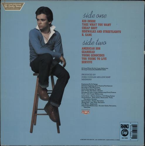 John Cougar Mellencamp The Kid Inside vinyl LP album (LP record) US JMELPTH751624