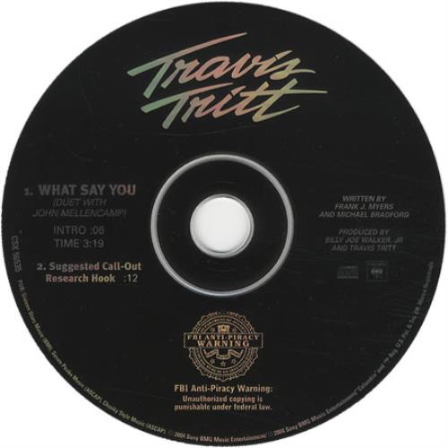 John Cougar Mellencamp What Say You CD single (CD5 / 5") US JMEC5WH405146