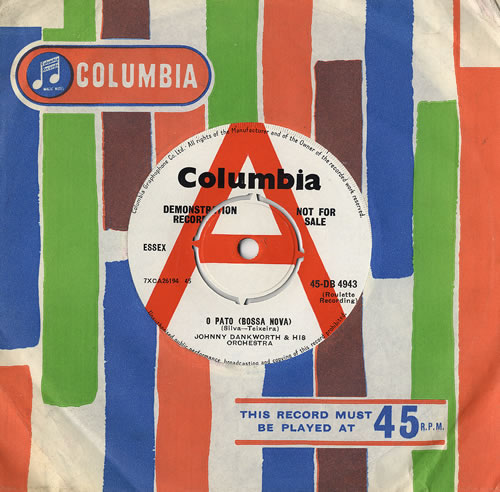 John Dankworth O Pato 7" vinyl single (7 inch record / 45) UK JKU07OP481075