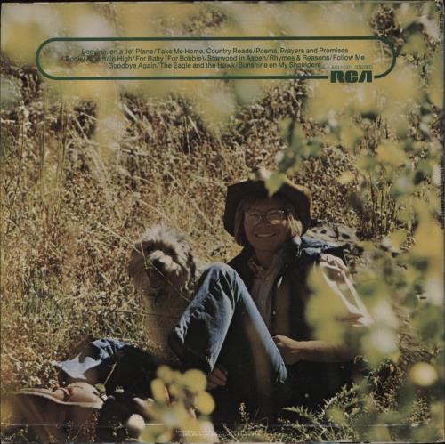 John Denver Greatest Hits vinyl LP album (LP record) US DNVLPGR858815