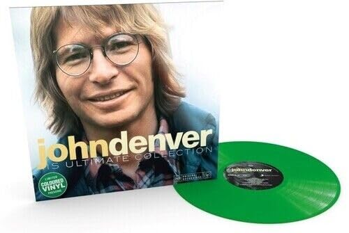 John Denver His Ultimate Collection - Green Vinyl - Sealed vinyl LP album (LP record) UK DNVLPHI875768
