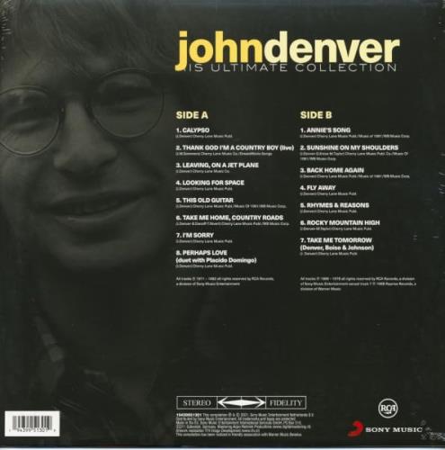 John Denver His Ultimate Collection - Green Vinyl - Sealed vinyl LP album (LP record) UK DNVLPHI875768