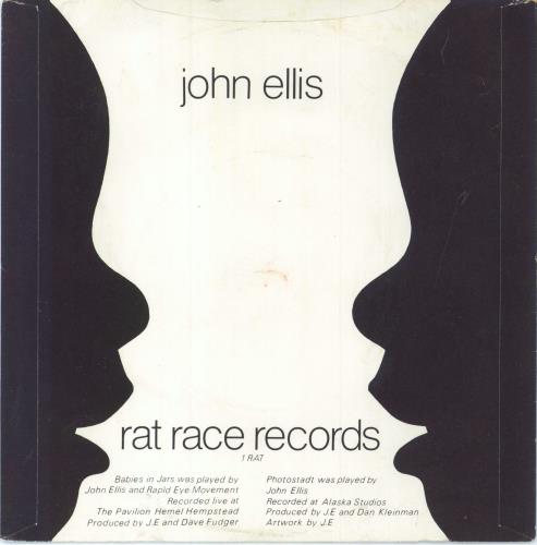 John Ellis Babies In Jars 7" vinyl single (7 inch record / 45) UK 43907BA796727
