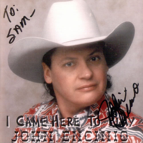 John Encino I Came Her To Play - Autographed CD album (CDLP) US J3ZCDIC522351