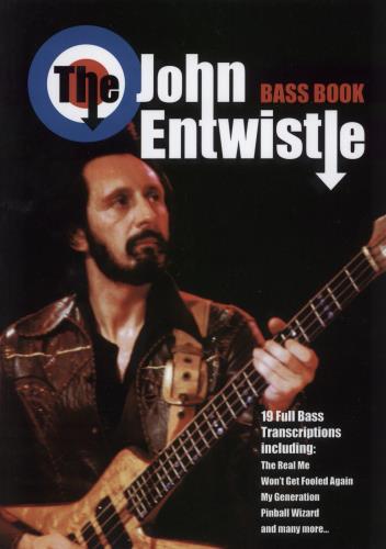 John Entwistle The John Entwistle Bass Book - 1st Edition book UK ETWBKTH876865
