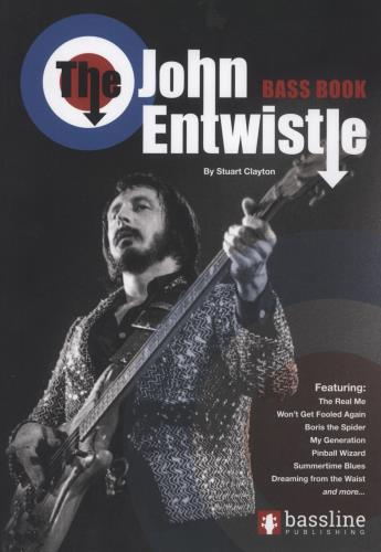 John Entwistle The John Entwistle Bass Book - 2nd Edition book UK ETWBKTH876868