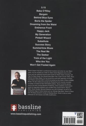 John Entwistle The John Entwistle Bass Book - 2nd Edition book UK ETWBKTH876868