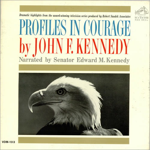 John F. Kennedy Profiles In Courage vinyl LP album (LP record) US JVBLPPR487593