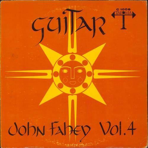 John Fahey Guitar Vol. 4 vinyl LP album (LP record) US J-FLPGU793924