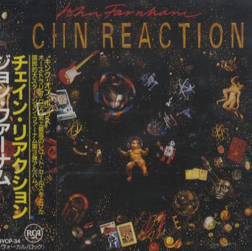 John Farnham Chain Reaction CD album (CDLP) Japanese JFNCDCH239043