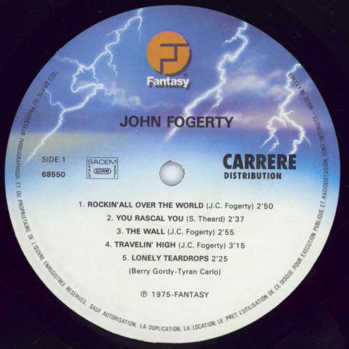 John Fogerty John Fogerty - Barcoded vinyl LP album (LP record) French FOGLPJO770904