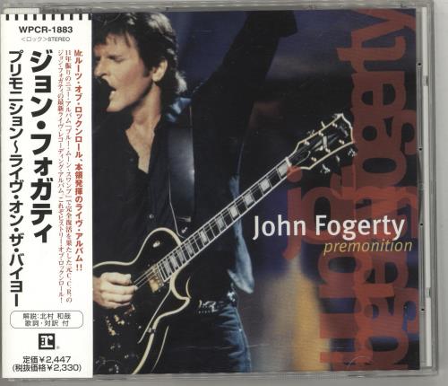 John Fogerty Premonition CD album (CDLP) Japanese FOGCDPR706638