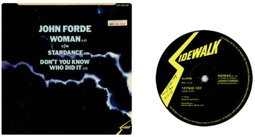 John Forde Woman 12" vinyl single (12 inch record / Maxi-single) UK 1JF12WO458666