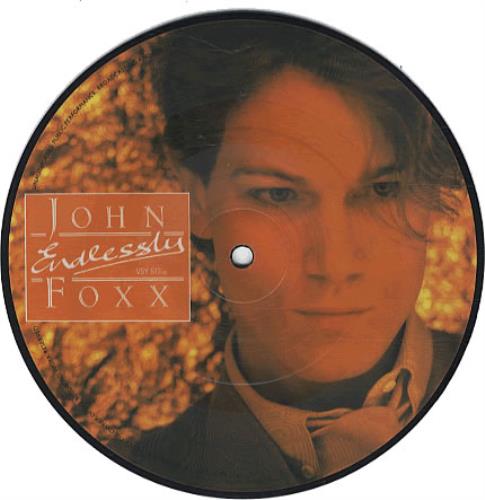 John Foxx Endlessly 7" vinyl picture disc (7 inch picture disc single) UK JFX7PEN13195