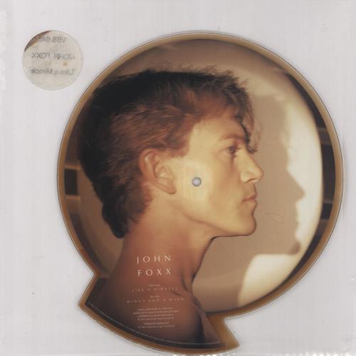 John Foxx Like A Miracle shaped picture disc (picture disc vinyl record) UK JFXSHLI63235