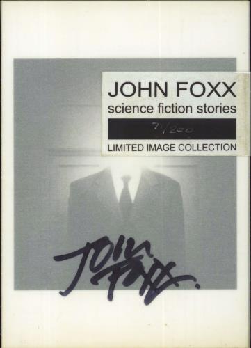 John Foxx Science Fiction Stories - Card Set - Autographed memorabilia UK JFXMMSC816647